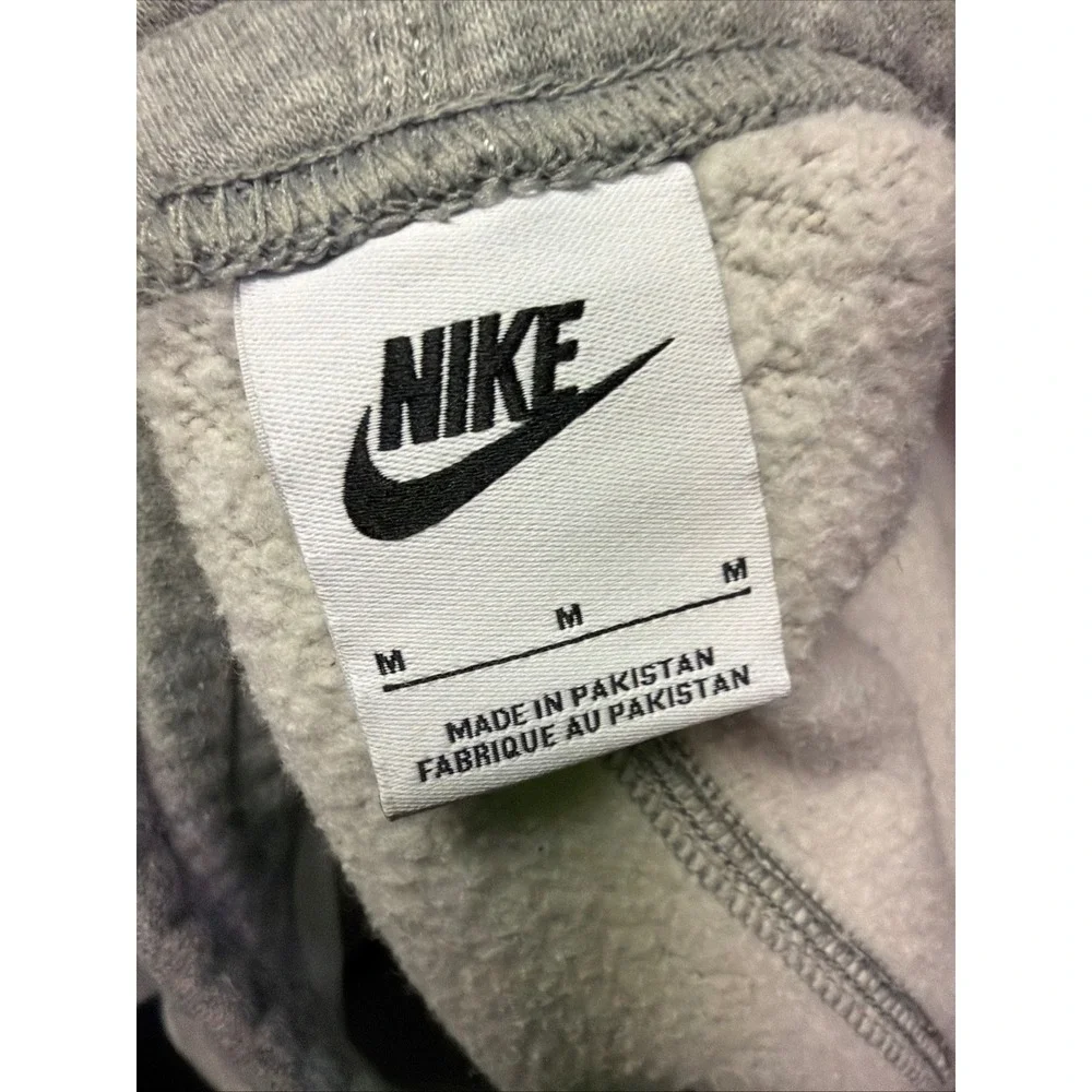 Nike‎ Sportswear Fleece Joggers Sweatpants Gray Tapered Leg Mens M